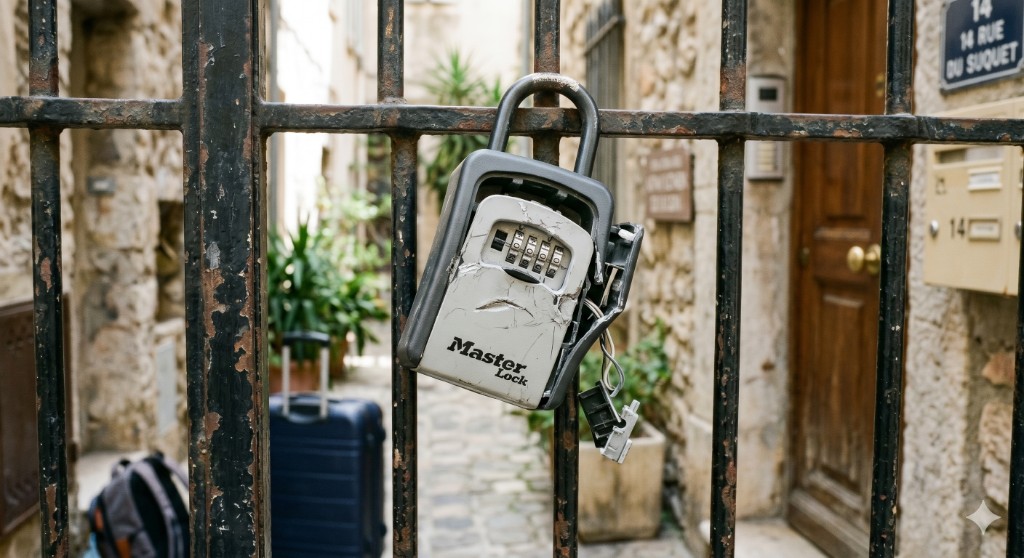 Boîtier à clés danger